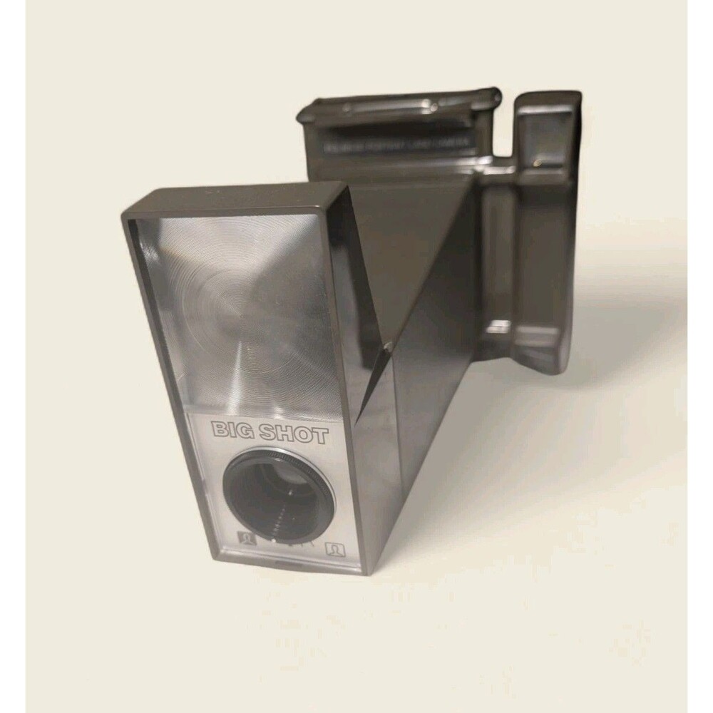 *READ* Polaroid Big Shot Portrait Instant Film Land Camera - BAD Cracked Plastic